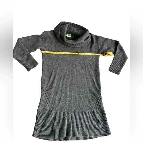 Anthropologie Women’s Gray Turtleneck Wool Blend Sweater Dress - Picture 5 of 7